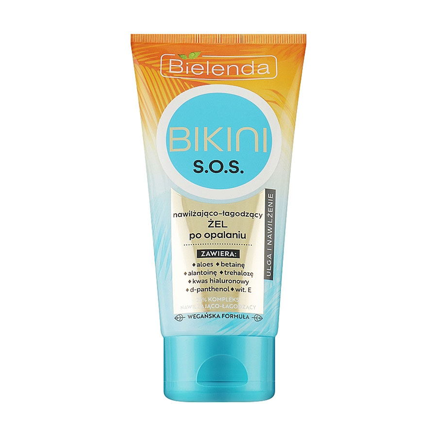 Зволожувальний та заспокійливий SOS-гель після засмаги Bielenda Bikini After-Sun Gel, 150 мл